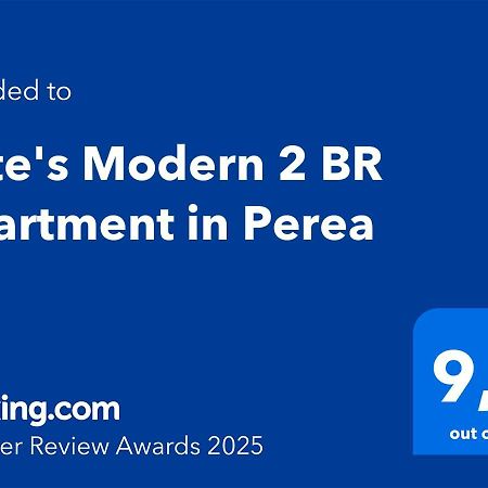 Kate'S Modern 2 Bedroom Apartment In Perea Peraia  Luaran gambar